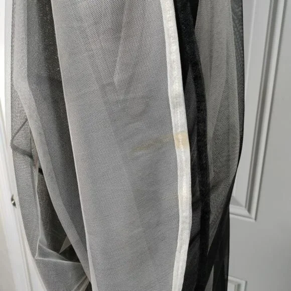 Alexia Admor New York Long Full Length Whimsy Glam Grunge Tulle Skirt in Black - Picture 11 of 13